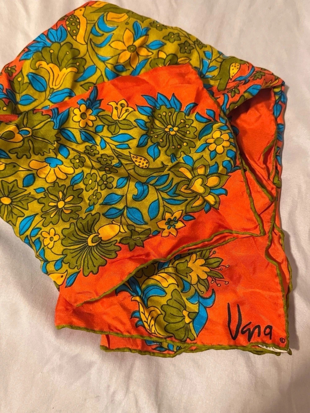 Vintage Vera Neumann silk scarf